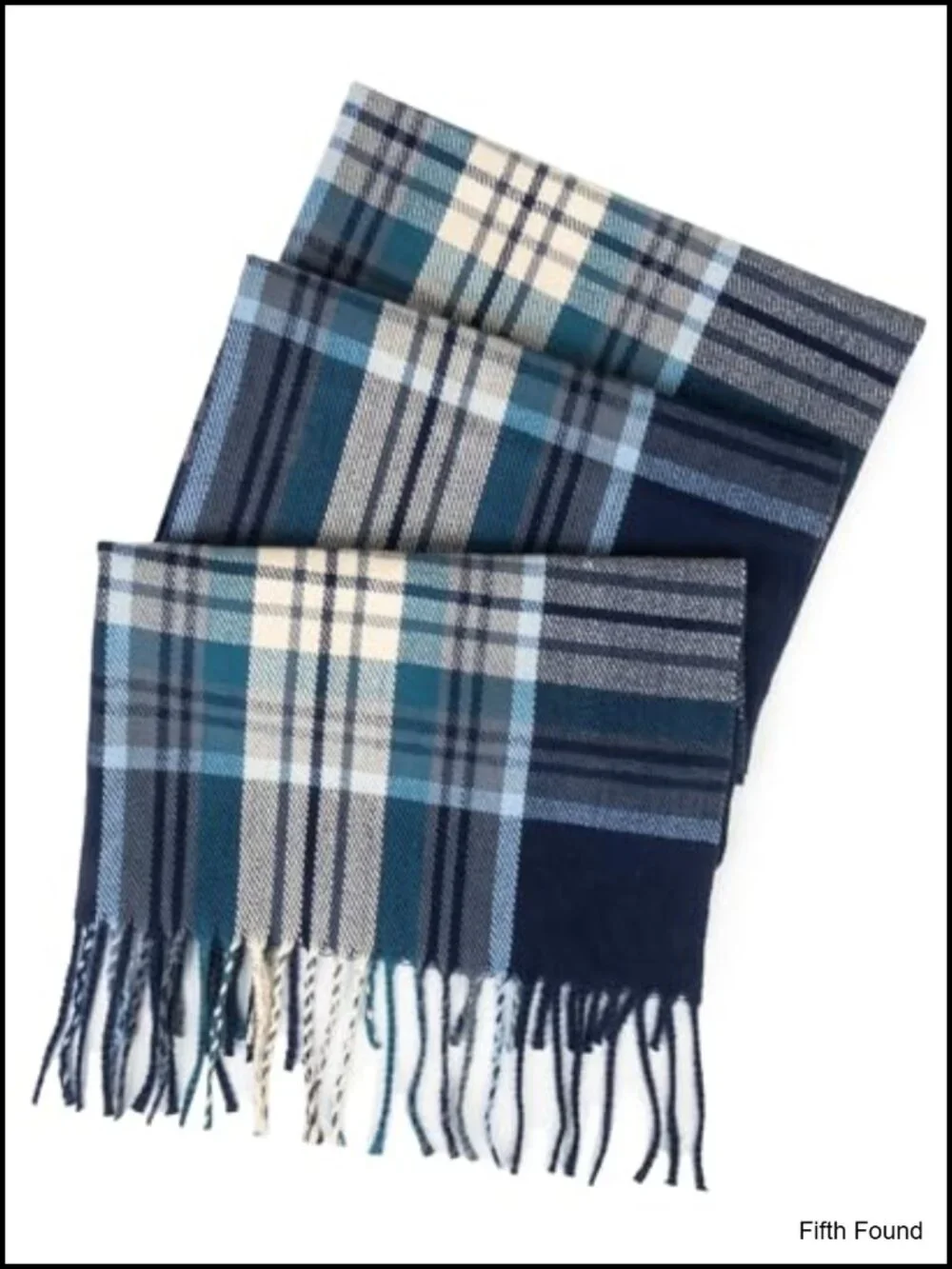 Oversized Plaid Winter Scarf Soft Warm Wrap Shawl 78.7x14.57